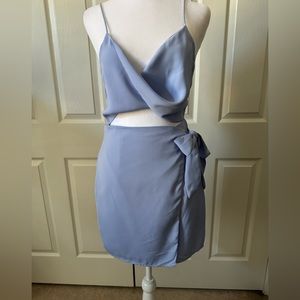 By The Way twist front, cut out, Mini wrap dress, Small